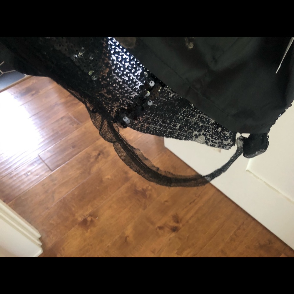 Aidan Mattox Sequin 2 Piece Gown - Picture 12 of 13